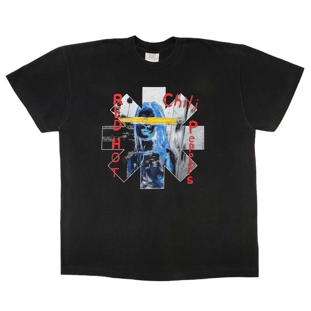 レッドホットチリペッパーズ Tシャツ 半袖  RED HOT CHILI PEPPERS ブラック サイズ：メンズ XL  By the Way  バンドTシャツ ロックTシャツ 大きいサイズ 【新品】 メンズのトップス(Tシャツ/カットソー(半袖/袖なし))の商品写真