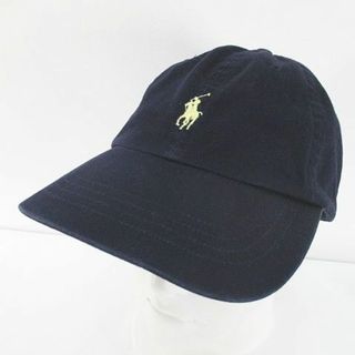 POLO RALPH LAUREN - ポロ ラルフローレン キャップ帽 帽子 野球帽 ONESIZE 紺系 ネイビー