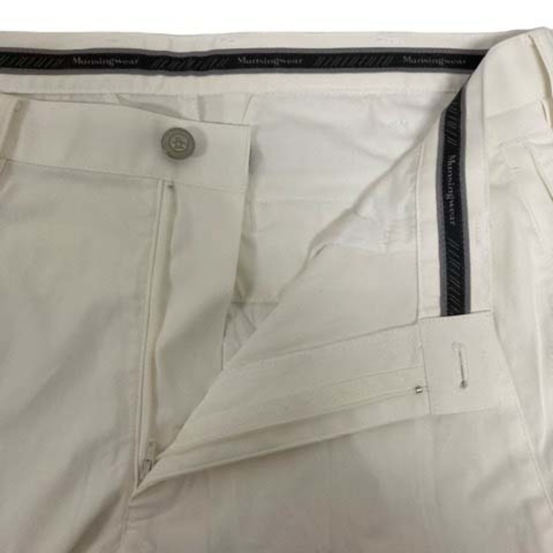 Munsingwear(マンシングウェア)のマンシングウェア パンツ スラックス ストレート 無地 ロング丈 白 レディース レディースのパンツ(その他)の商品写真