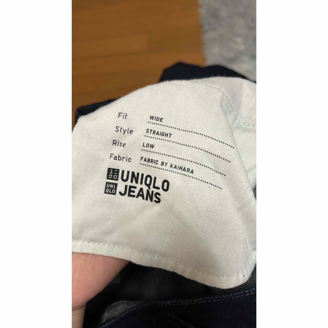 UNIQLO(ユニクロ)のユニクロ バギージーンズ 24サイズ レディースのパンツ(デニム/ジーンズ)の商品写真