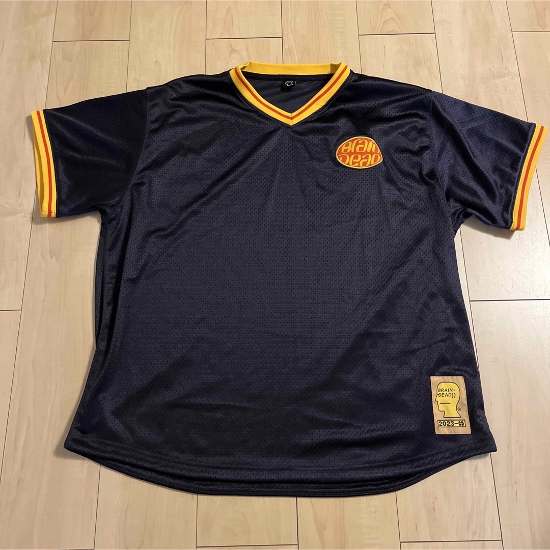 BRAIN DEAD(ブレインデット)のHOMERS MESH BASEBALL JERSEY メンズのトップス(その他)の商品写真