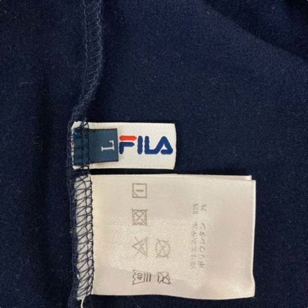 FILA(フィラ)のフィラ トップス カットソー ゴルフウェア 無地 長袖 L 紺 白 レディース レディースのレディース その他(その他)の商品写真