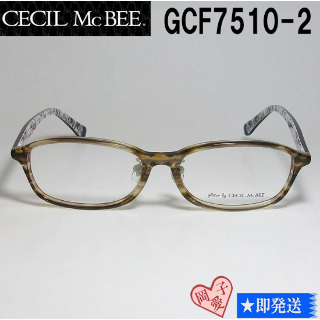 CECIL McBEE(セシルマクビー)のGCF7510-2-50 glitter by CECIL McBEE メガネ レディースのファッション小物(サングラス/メガネ)の商品写真