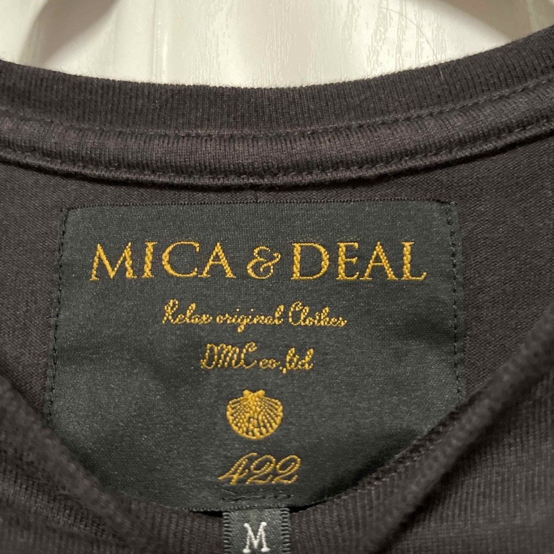 MICA&DEAL(マイカアンドディール)のMICA&DEAL 長袖Tシャツ日本製 レディースのトップス(シャツ/ブラウス(長袖/七分))の商品写真