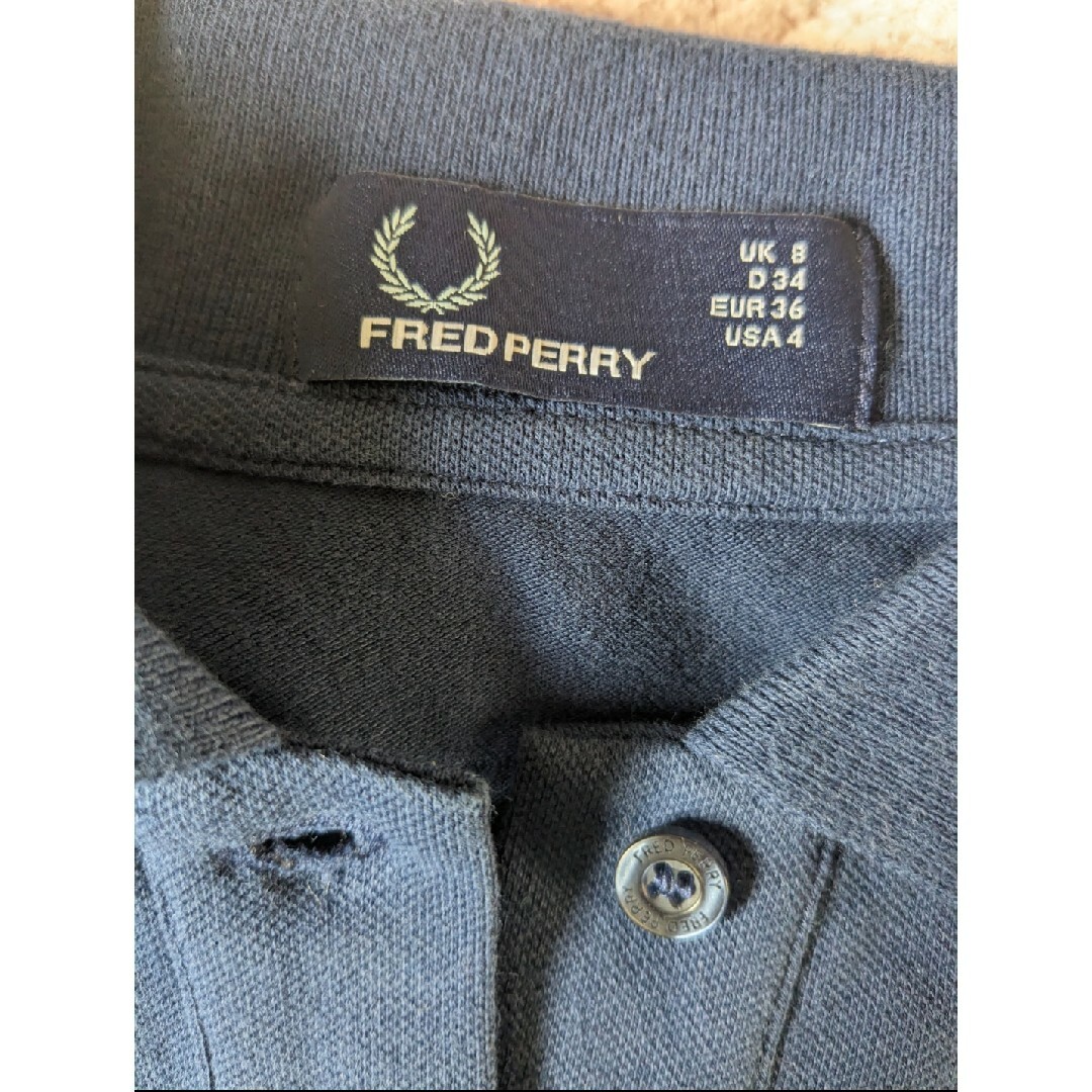 FRED PERRY(フレッドペリー)のFred Perry ポロシャツ フロント刺繍　新品未使用 レディースのトップス(ポロシャツ)の商品写真