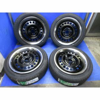 ムーヴ　スペーシア　タント　ワゴンR　ラパン　新品　165/55ｒ15(タイヤ・ホイールセット)