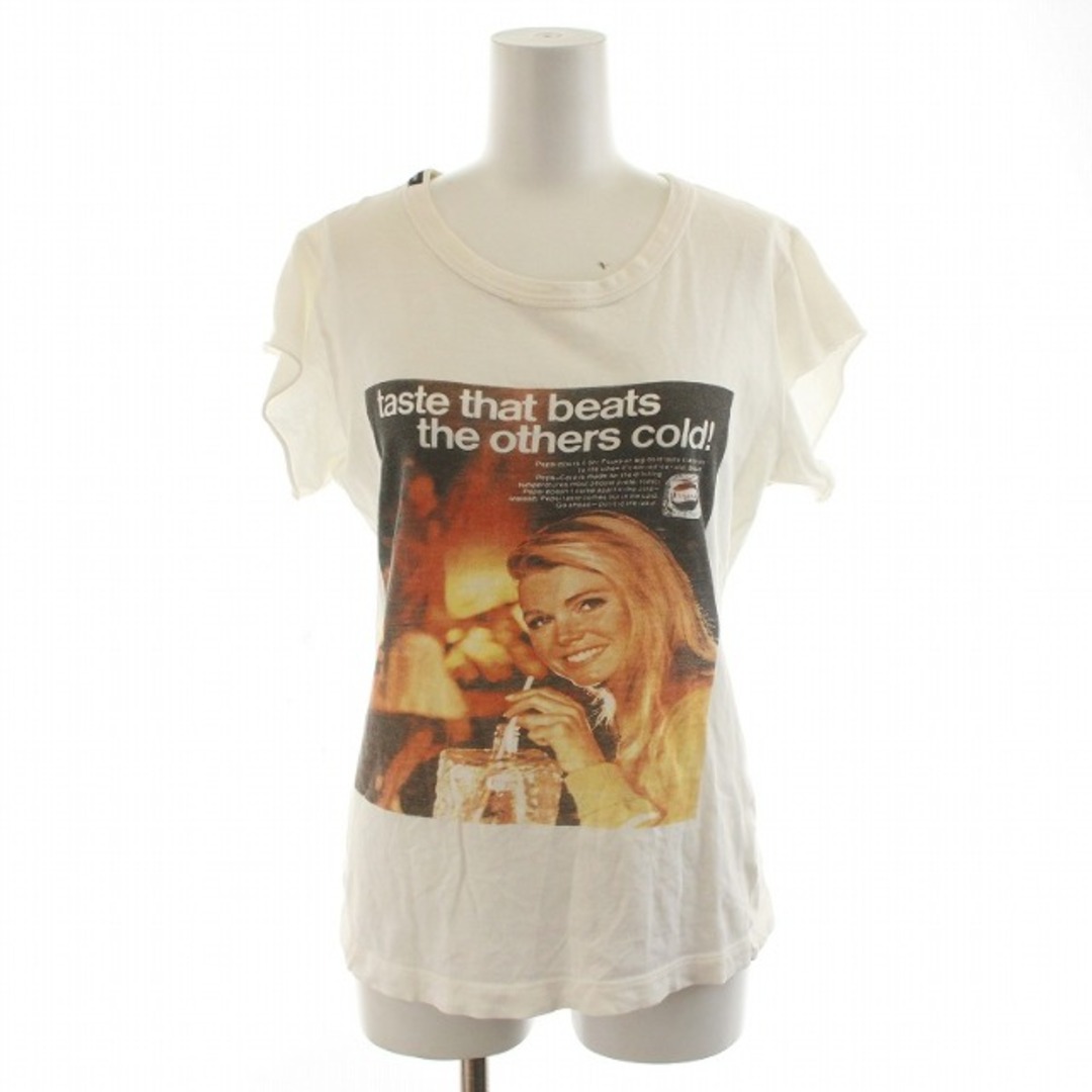 DOLCE&GABBANA(ドルチェアンドガッバーナ)のドルチェ&ガッバーナ ドルガバ Tシャツ カットソー 半袖 40 M 白 レディースのトップス(Tシャツ(半袖/袖なし))の商品写真