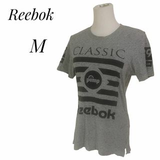 Reebok  リーボック　レディース　半袖　Tシャツ　グレー　M