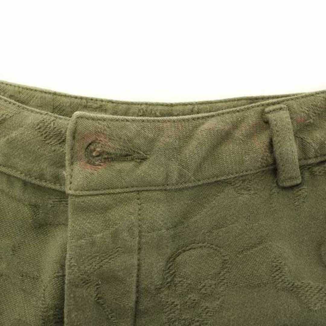 Lucien pellat-finet(ルシアンペラフィネ)のLUCIEN PELLAT-FINET ショートパンツ 総柄 XXS 緑 メンズのパンツ(ショートパンツ)の商品写真