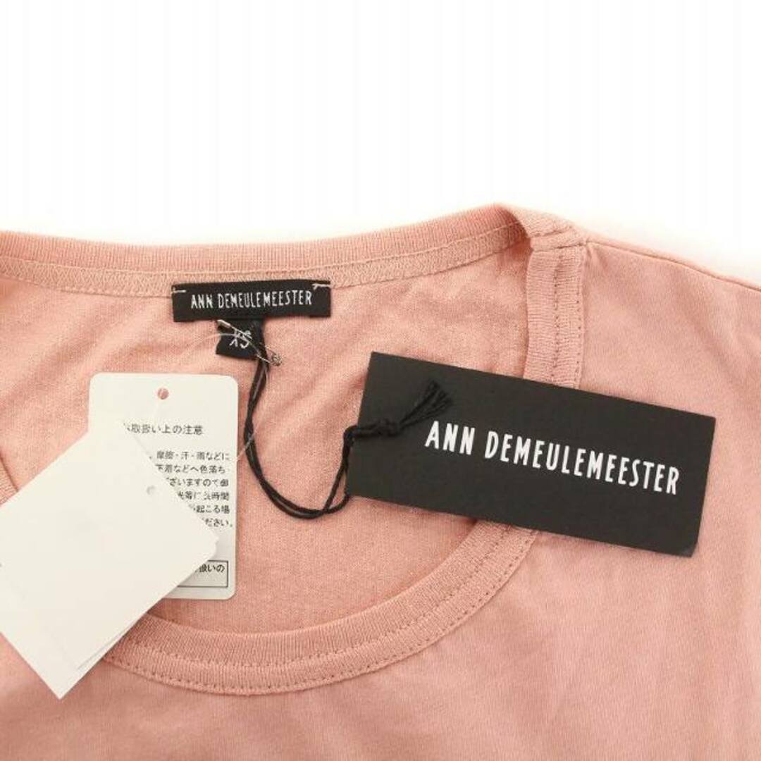 Ann Demeulemeester(アンドゥムルメステール)の ANN DEMEULEMEESTER Tシャツ 半袖 タグ付き XS ピンク メンズのトップス(Tシャツ/カットソー(半袖/袖なし))の商品写真