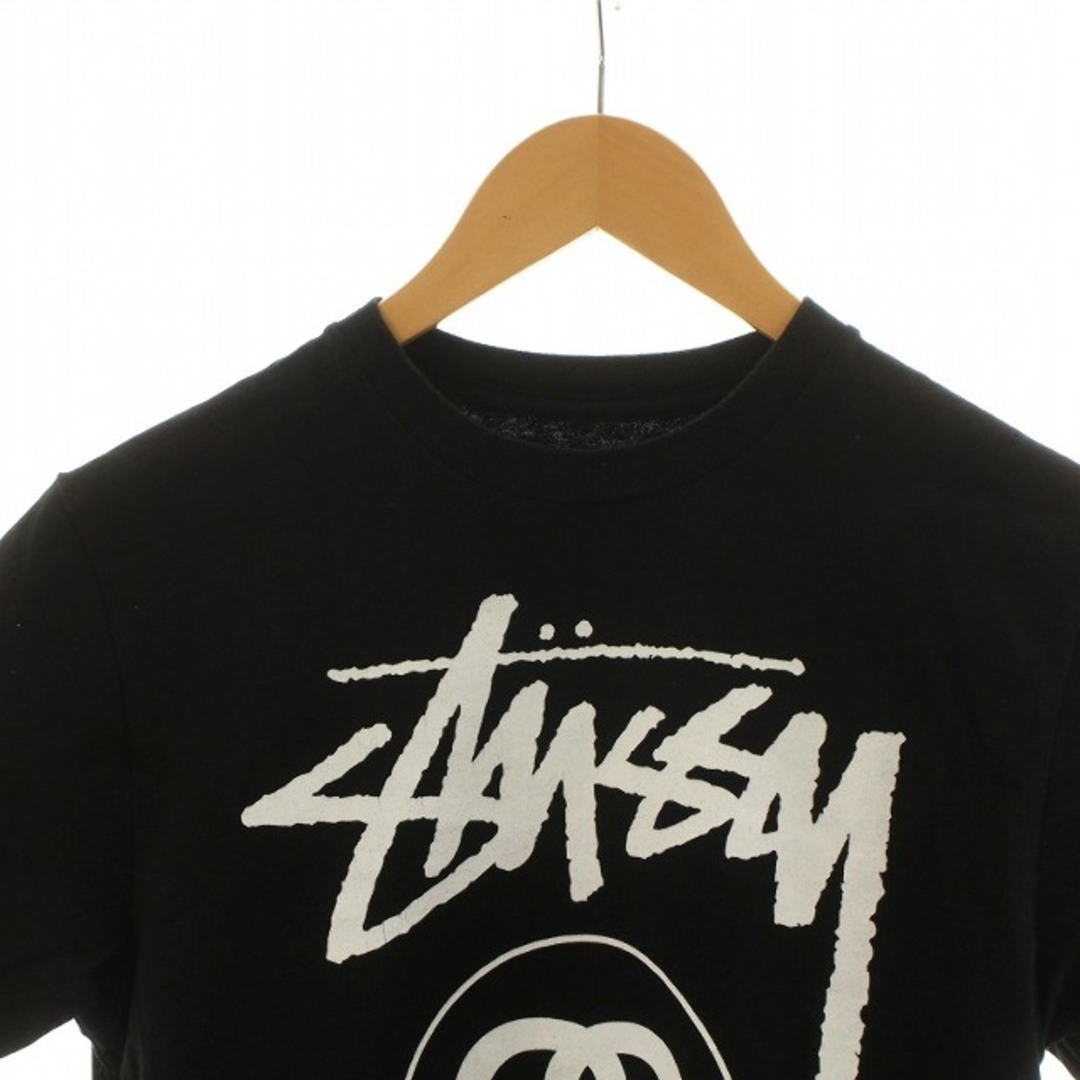 STUSSY(ステューシー)のSTUSSY ショット Schott Tシャツ カットソー 半袖 プリント 黒 メンズのトップス(Tシャツ/カットソー(半袖/袖なし))の商品写真