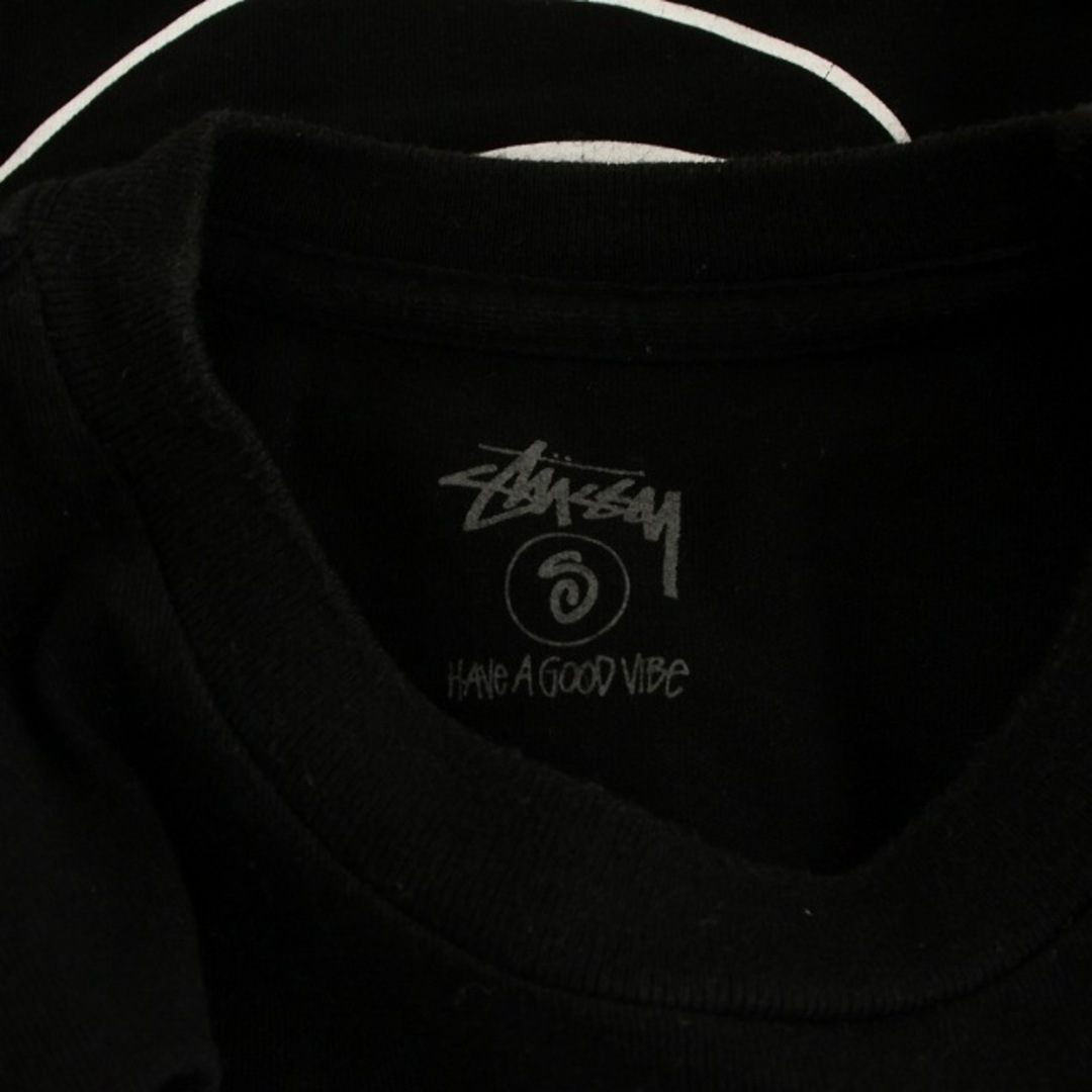 STUSSY(ステューシー)のSTUSSY ショット Schott Tシャツ カットソー 半袖 プリント 黒 メンズのトップス(Tシャツ/カットソー(半袖/袖なし))の商品写真