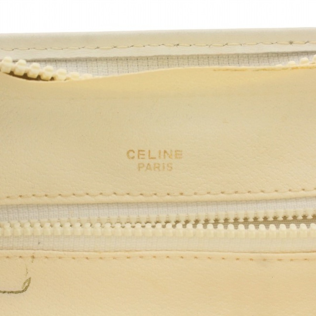 celine(セリーヌ)のセリーヌ クラッチバッグ セカンドバッグ マカダム柄 総柄 PVC レザー 白 レディースのバッグ(クラッチバッグ)の商品写真