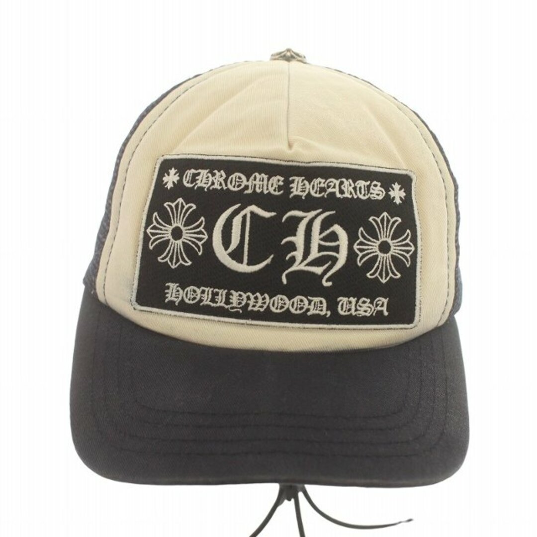 CHROME HEARTS トラッカーキャップ 帽子 CHパッチクロスボール 紺 CHROME HEARTS トラッカーキャップ 帽子 CHパッチクロスボール 紺
