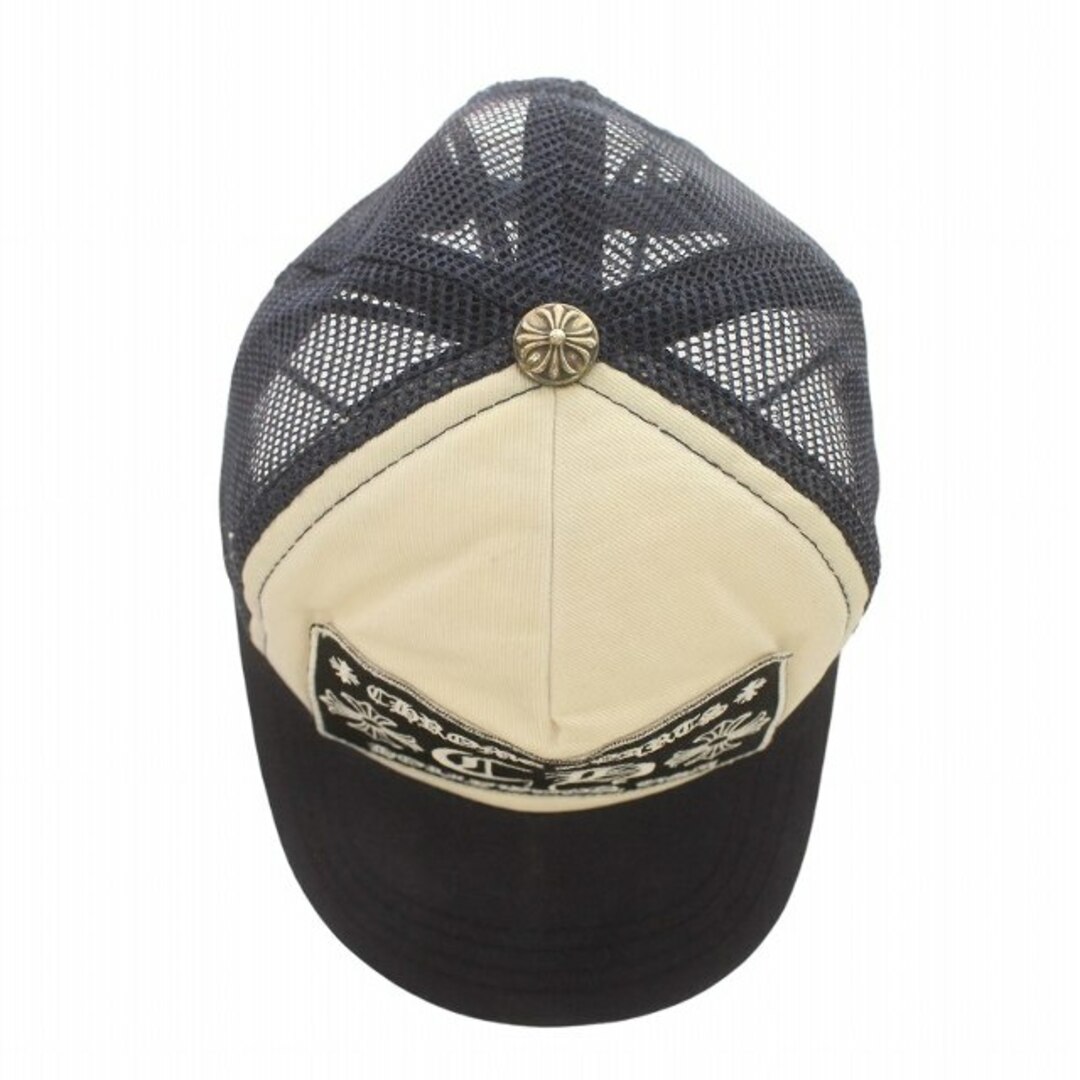 CHROME HEARTS トラッカーキャップ 帽子 CHパッチクロスボール 紺 CHROME HEARTS トラッカーキャップ 帽子 CHパッチクロスボール 紺