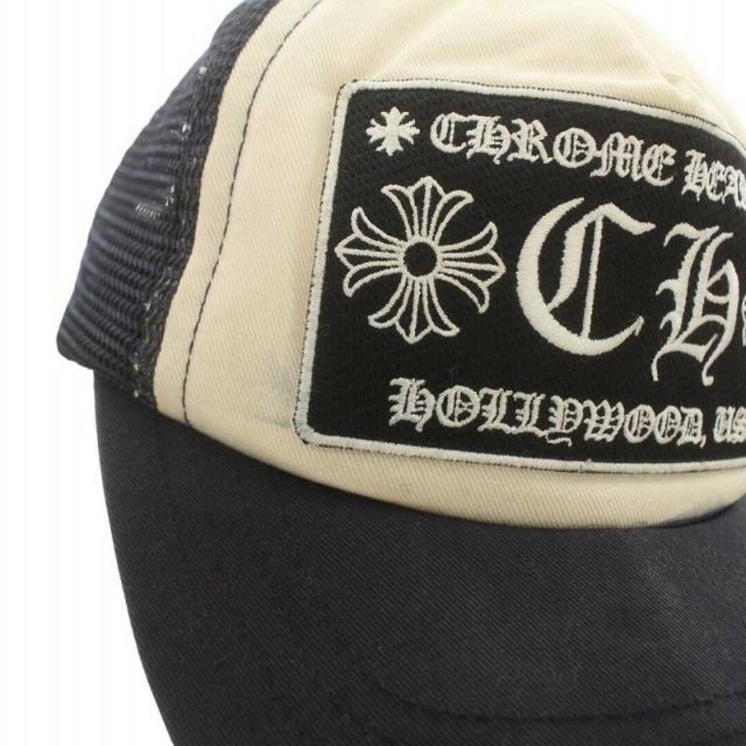 Chrome Hearts(クロムハーツ)のCHROME HEARTS トラッカーキャップ 帽子 CHパッチクロスボール 紺 メンズの帽子(キャップ)の商品写真