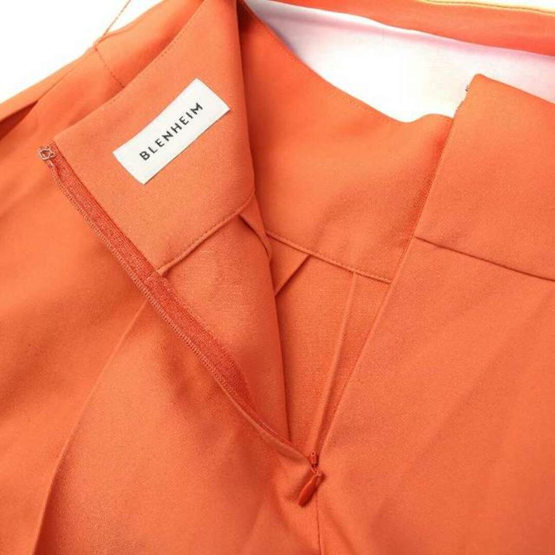 ブレンへイム 近年モデル フレア スカート マキシ ロング XS オレンジ 赤 レディースのスカート(ロングスカート)の商品写真