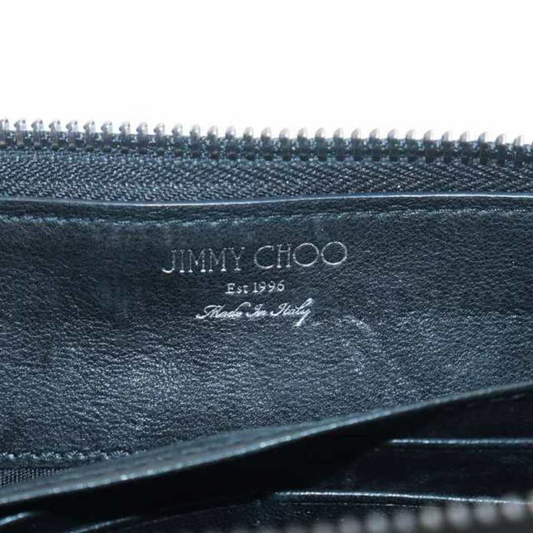 JIMMY CHOO(ジミーチュウ)のJIMMY CHOO carnabyesr-blkmix 長財布 スタッズ 黒 メンズのファッション小物(長財布)の商品写真