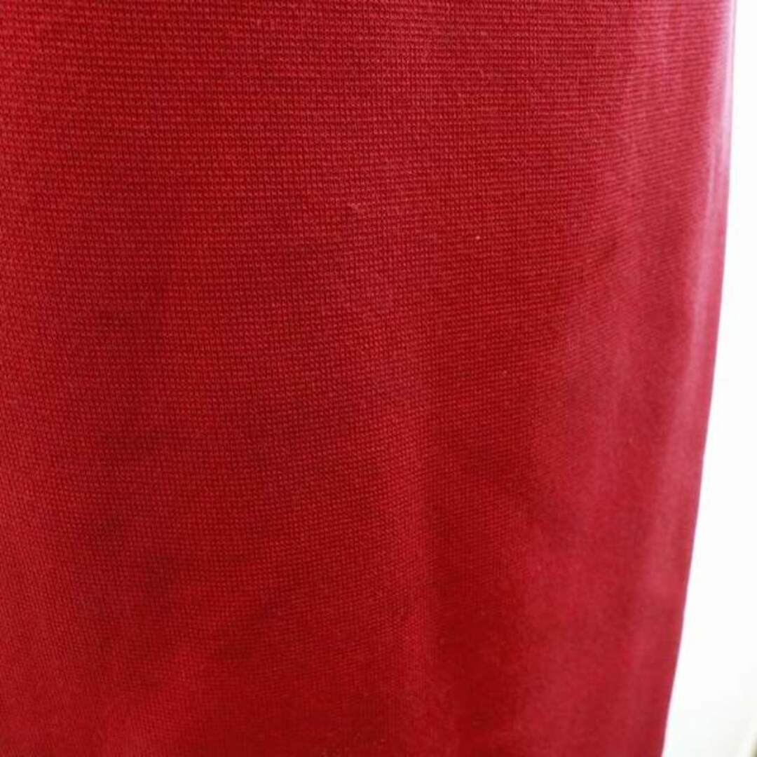 イヴサンローラン ヴィンテージ ノースリーブワンピース ニット M ピンク 紺 レディースのワンピース(ひざ丈ワンピース)の商品写真