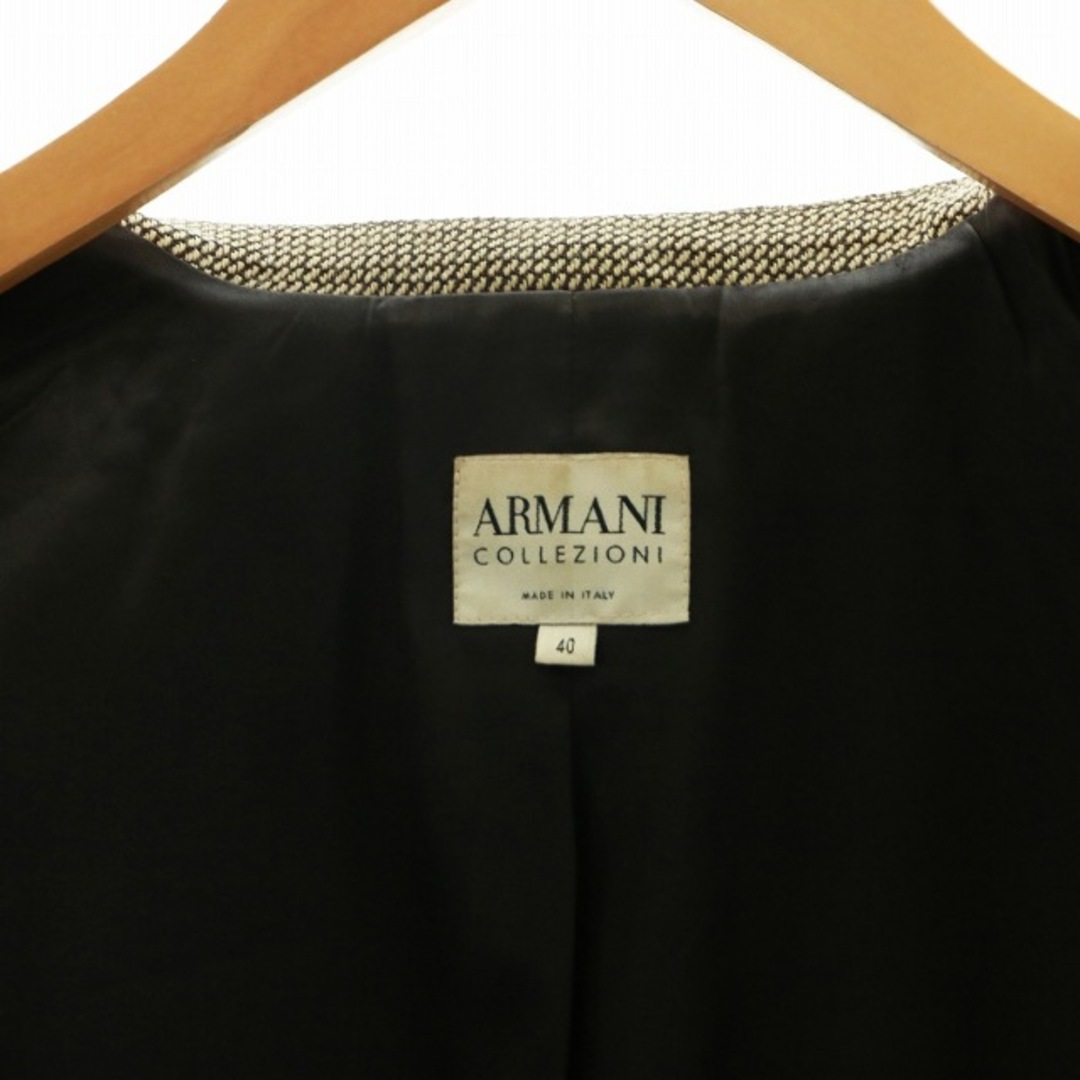 ARMANI COLLEZIONI(アルマーニ コレツィオーニ)のアルマーニ コレツィオーニ テーラードジャケット シングル 長袖 ベージュ 茶 レディースのジャケット/アウター(その他)の商品写真