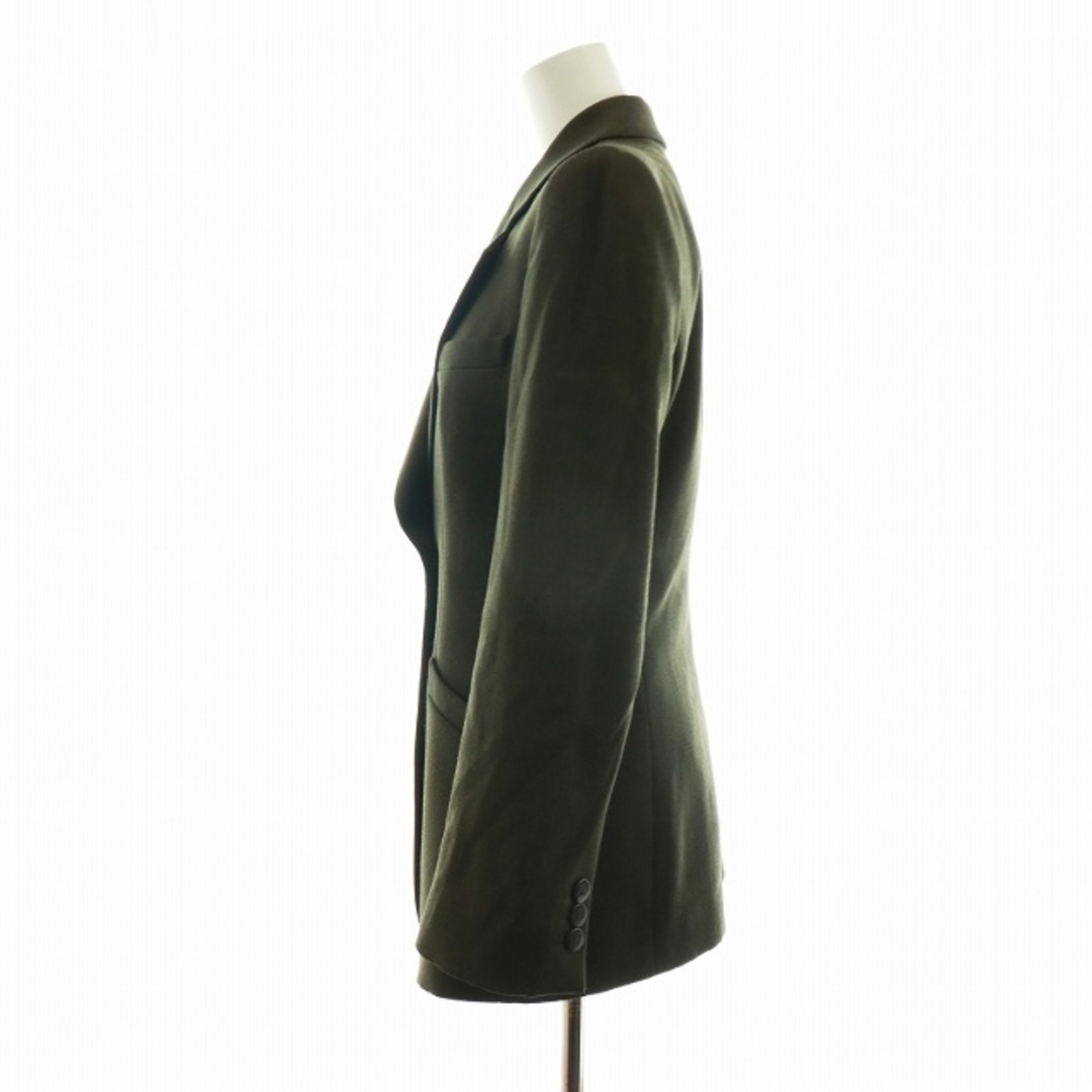 ARMANI COLLEZIONI(アルマーニ コレツィオーニ)のアルマーニ コレツィオーニ テーラードジャケット シングル 40 総裏地 カーキ レディースのジャケット/アウター(その他)の商品写真