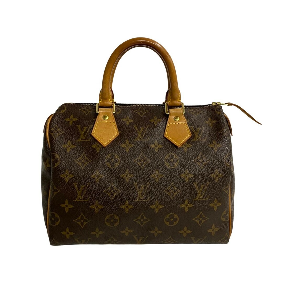 LOUIS VUITTON(ルイヴィトン)の極 美品 鍵付き LOUIS VUITTON ルイヴィトン スピーディー 25 モノグラム レザー ハンドバッグ ミニ ボストンバッグ ブラウン 22859 レディースのバッグ(ハンドバッグ)の商品写真