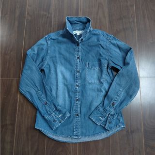 ユニクロ(UNIQLO)の【USED】イネス　コラボ　ユニクロ　デニムシャツ　Sサイズ(シャツ/ブラウス(長袖/七分))