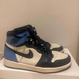 ナイキ(NIKE)のナイキ エアジョーダン1 レトロ ハイ OG オブシディアン (スニーカー)