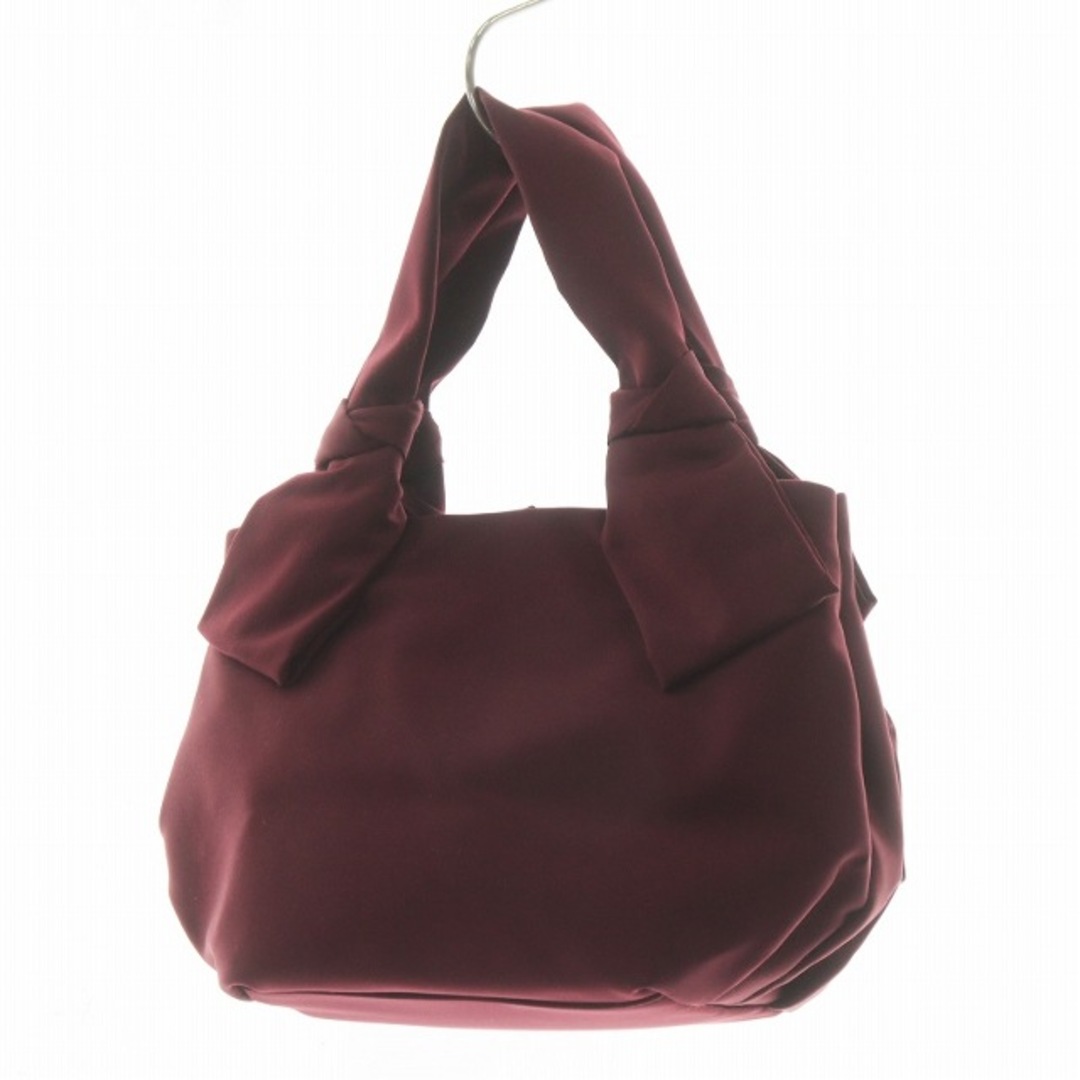 TOCCA(トッカ)のトッカ ハンドバッグ ミニトート リボン ゴールド ロゴ 赤 レッド レディースのバッグ(ハンドバッグ)の商品写真