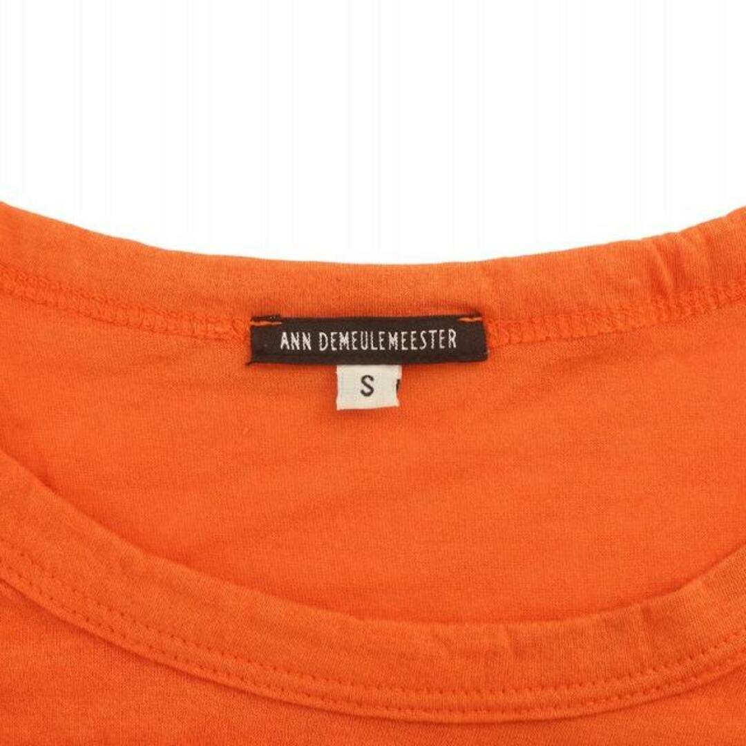 Ann Demeulemeester(アンドゥムルメステール)のアンドゥムルメステール 息子 Tシャツ カットソー 半袖 S オレンジ レディースのトップス(Tシャツ(半袖/袖なし))の商品写真