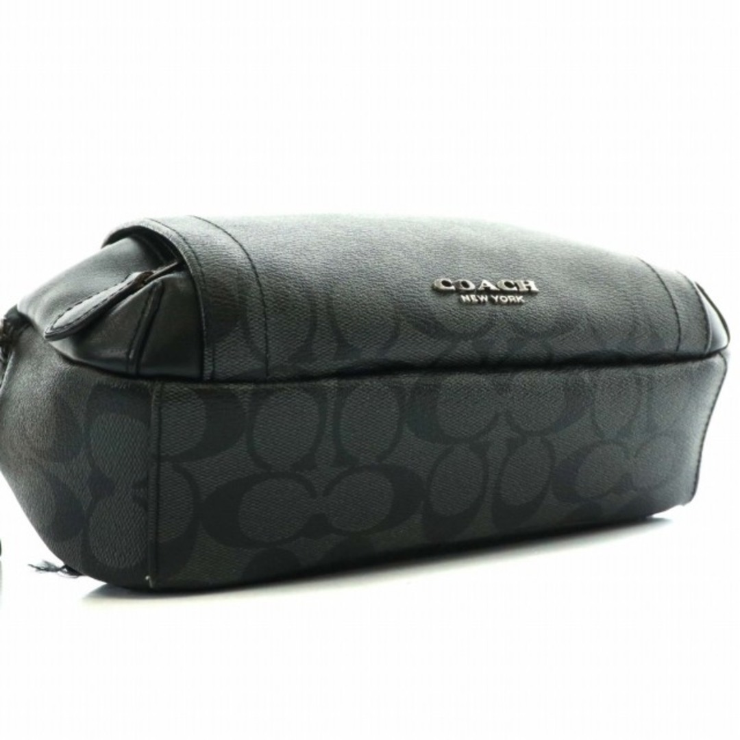 COACH(コーチ)のコーチ ボディバッグ ウエスト PVC シグネチャー ロゴ 黒 F38749 メンズのバッグ(ボディーバッグ)の商品写真