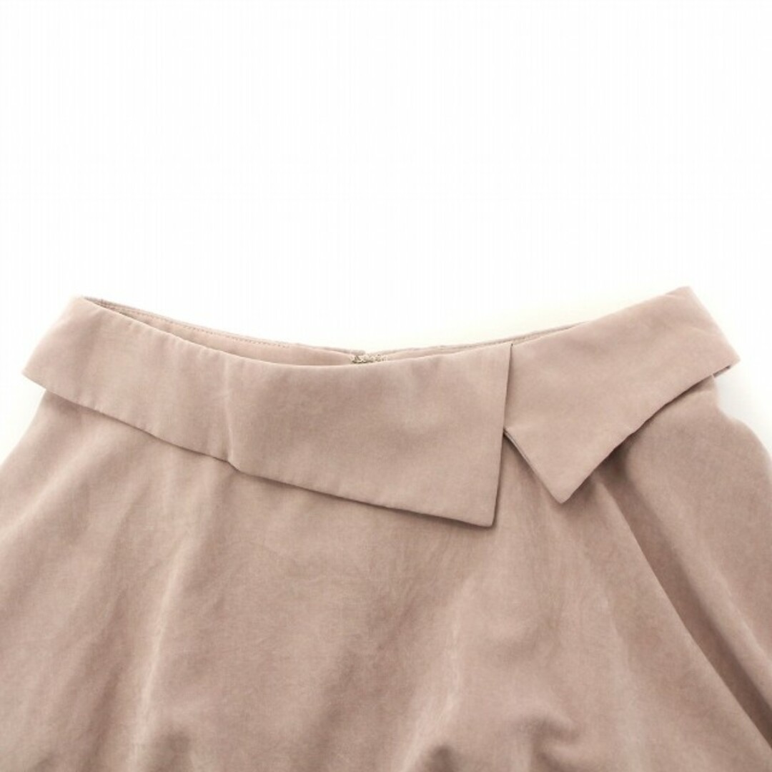 Noela(ノエラ)のノエラ イレヘムスカート フレア チュール S ベージュ ラベンダー レディースのスカート(ひざ丈スカート)の商品写真