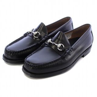 ジーエイチバス WEEJUNS LINCOLN MOC BIT LOAFER 黒(スリッポン/モカシン)