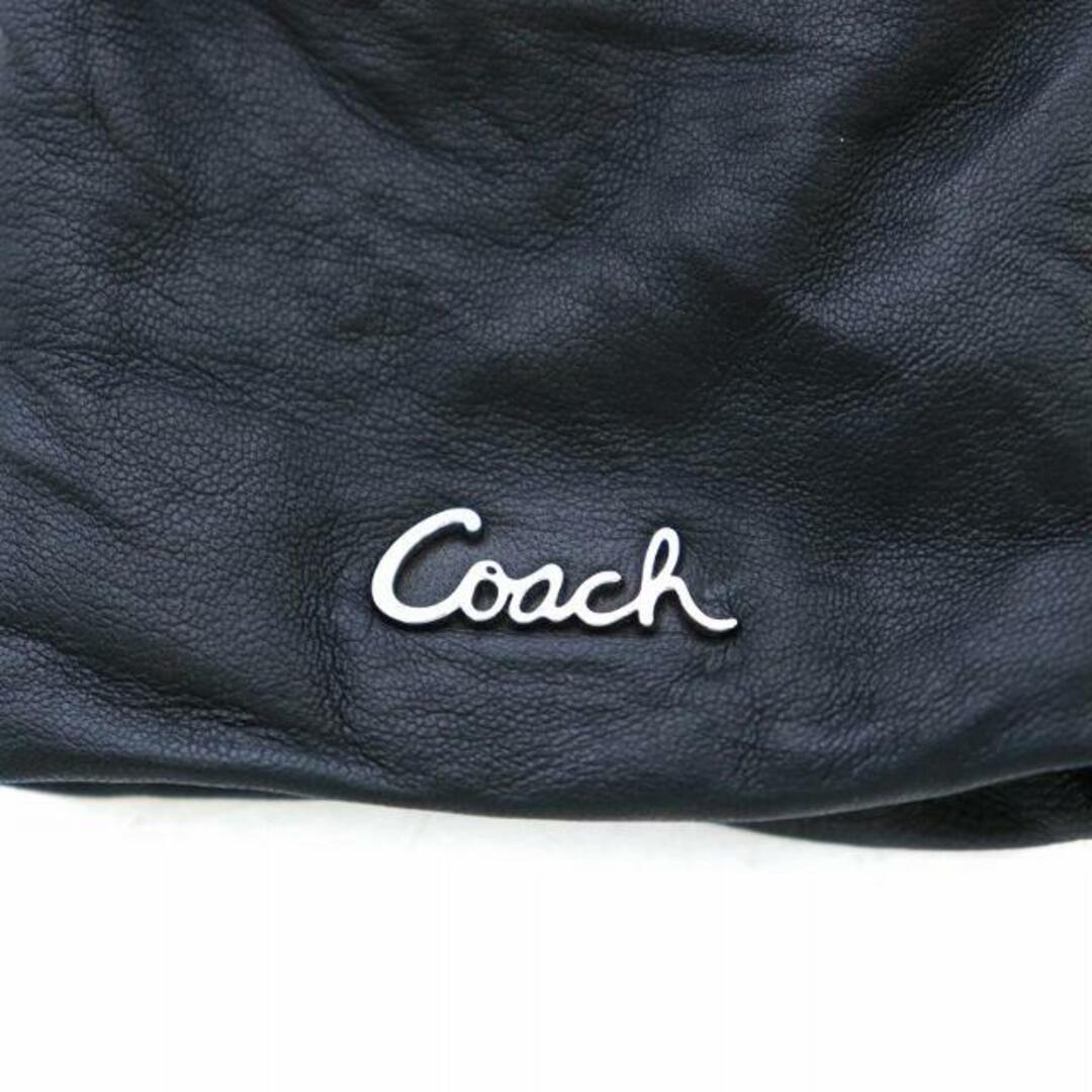 COACH(コーチ)のコーチ 手袋 グローブ 防寒 五本指 スリム ラムレザー カシミヤ ロゴ 7 黒 レディースのファッション小物(手袋)の商品写真