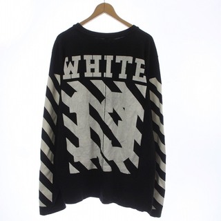 OFF-WHITE - OFF WHITE 15SS ナンバリングアローロングスリーブTシャツ L 黒