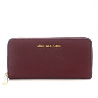 マイケルコース(Michael Kors)のマイケルコース 長財布 ラウンドファスナー ボルドー 32S3GTVE3L(財布)