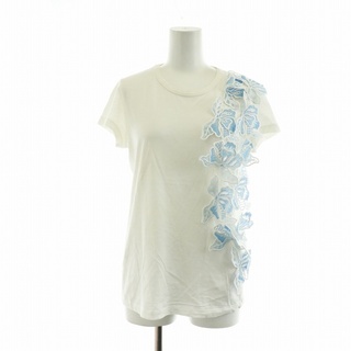 N°21 - ヌメロヴェントゥーノ N°21 Tシャツ カットソー 半袖 36 S 白 水色