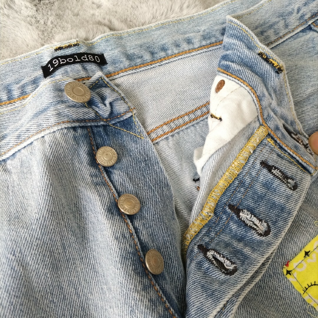 Levi's(リーバイス)のリーバイス　デニム　パッチワーク レディースのパンツ(デニム/ジーンズ)の商品写真