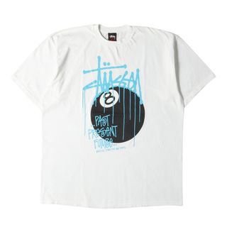 ステューシー(STUSSY)のSTUSSY ステューシー Tシャツ サイズ:XL 00s 8ボール グラフィック クルーネック 半袖Tシャツ ホワイト 白 00年 アーカイブ トップス カットソー【メンズ】【中古】(Tシャツ/カットソー(半袖/袖なし))