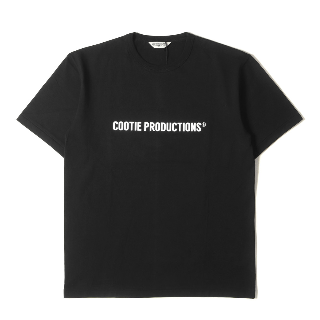 COOTIE(クーティー)の新品 COOTIE クーティー Tシャツ サイズ:S 21SS ブランドロゴ クルーネック 半袖Tシャツ Print S/S Tee ブラック 黒 トップス カットソー【メンズ】 メンズのトップス(Tシャツ/カットソー(半袖/袖なし))の商品写真