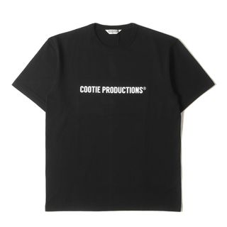 COOTIE - 新品 COOTIE クーティー Tシャツ サイズ:S 21SS ブランドロゴ クルーネック 半袖Tシャツ Print S/S Tee ブラック 黒 トップス カットソー【メンズ】