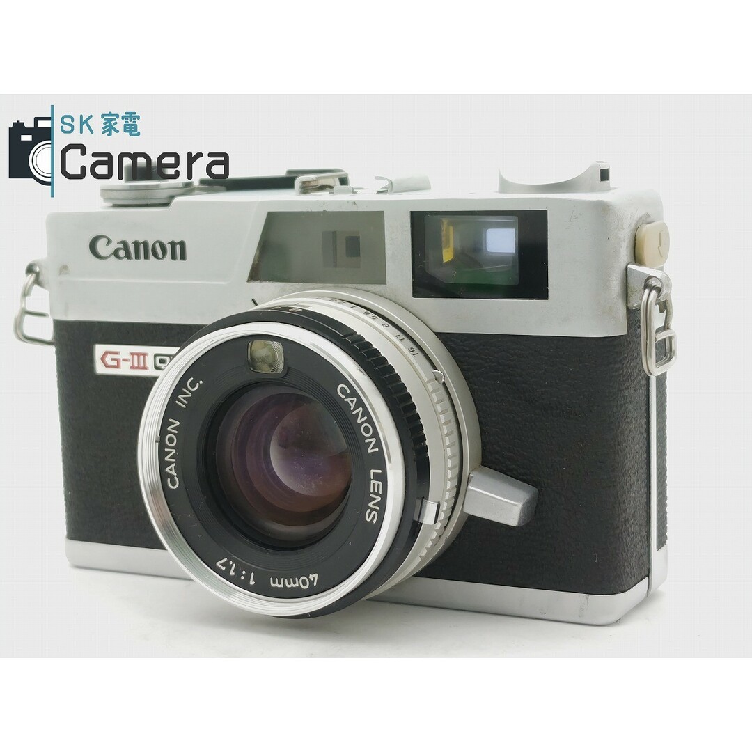 Canon(キヤノン)のCanon Canonet QL17 G-III QL キャノン キャノネット シャッター粘り スマホ/家電/カメラのカメラ(フィルムカメラ)の商品写真