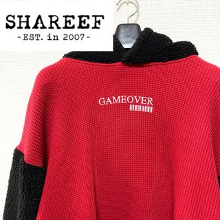 【癖ありのオシャレパーカー】SHAREEF ドッキングボアパーカー 