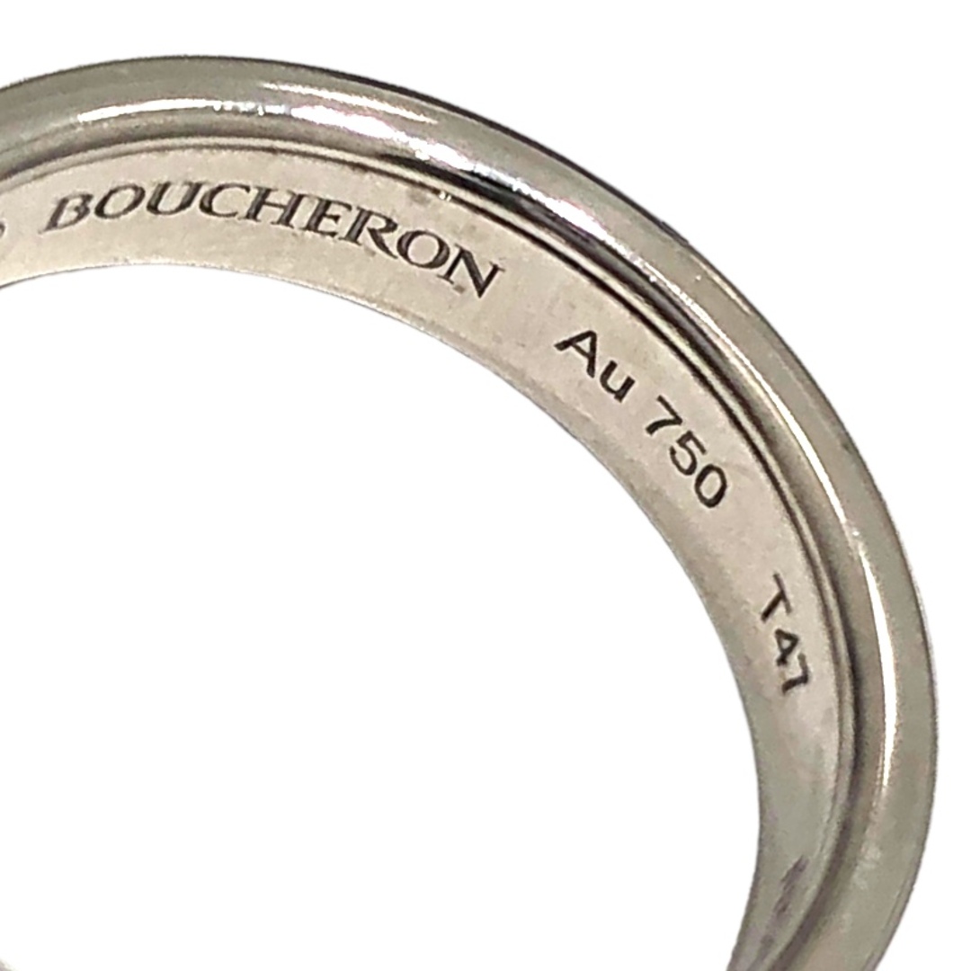 BOUCHERON(ブシュロン)の　ブシュロン BOUCHERON キャトル　ダイヤ/ブラックコーティング　リング　ハーフ K18ホワイトゴールド ブラックPVD ジュエリー レディースのアクセサリー(リング(指輪))の商品写真