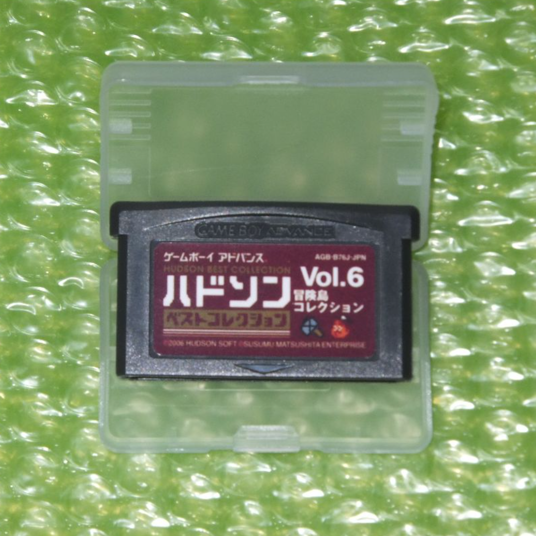 ゲームボーイアドバンス(ゲームボーイアドバンス)の【GBA】ハドソンベストコレクション６　冒険島コレクション エンタメ/ホビーのゲームソフト/ゲーム機本体(携帯用ゲームソフト)の商品写真