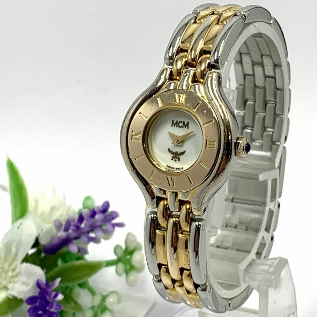 MCM(エムシーエム)の363 稼働品 MCM エムシーエム SWISS レディース 時計 ヴィンテージ レディースのファッション小物(腕時計)の商品写真