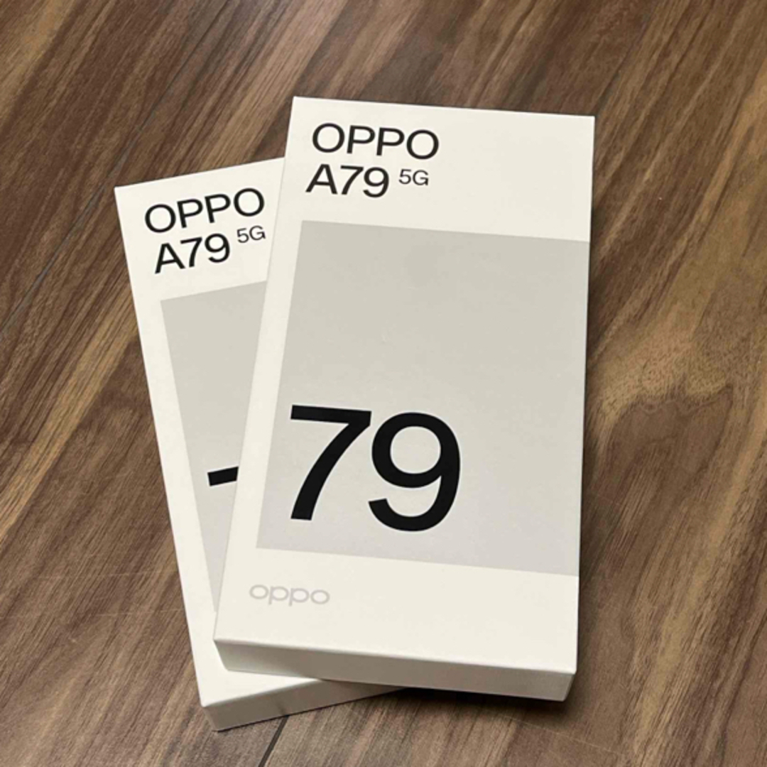 在庫2台　OPPO A79 5G A303OP ミステリーブラック スマホ/家電/カメラのスマートフォン/携帯電話(スマートフォン本体)の商品写真