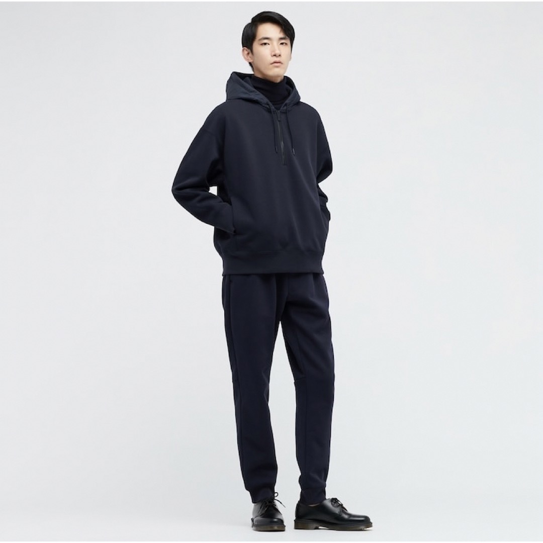 UNIQLO(ユニクロ)のUNIQLO +J ドライスウェットハーフジップパーカ　M オリーブ　ブラウン メンズのトップス(パーカー)の商品写真