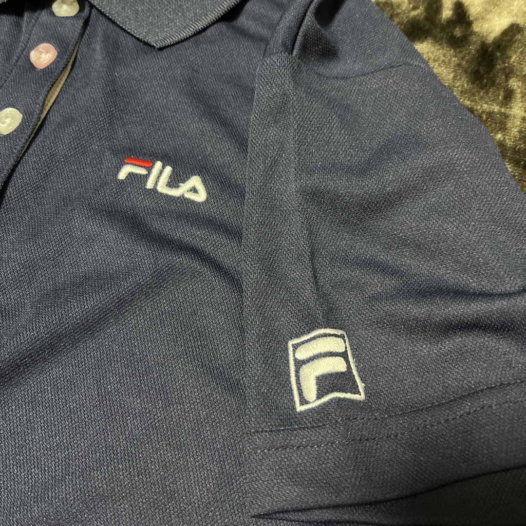 FILA(フィラ)のFILA ポロシャツ　レディースM レディースのトップス(シャツ/ブラウス(半袖/袖なし))の商品写真