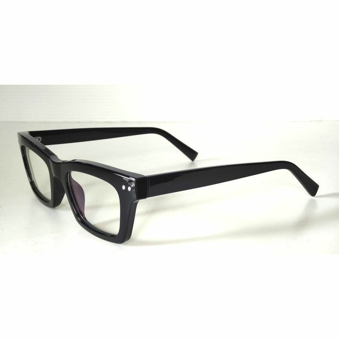 Square Master スクエア マスター メガネ ブラック 黒 01 メンズのファッション小物(サングラス/メガネ)の商品写真